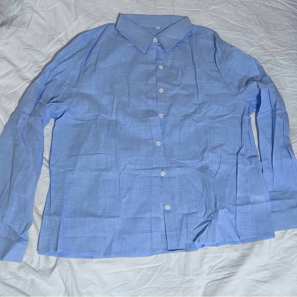 Light Blue Button-Up Shirt